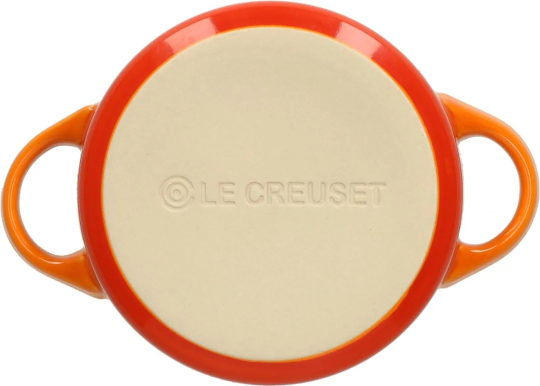 Le Creuset Mini-Braadpan 10cm - 0,25L - Oranjerood - afbeelding 6 van 6