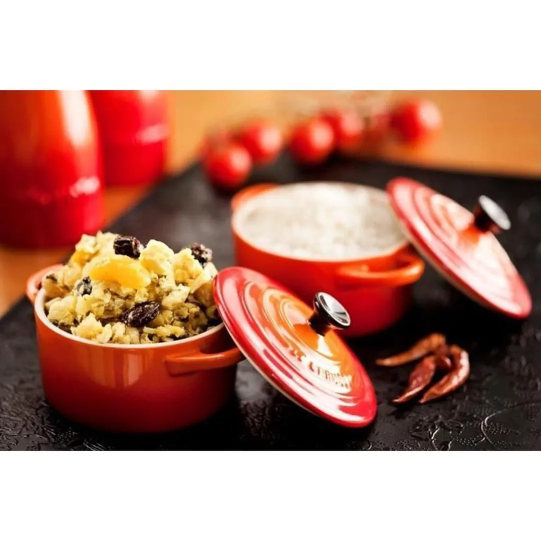 Le Creuset Mini-Braadpan 10cm - 0,25L - Oranjerood