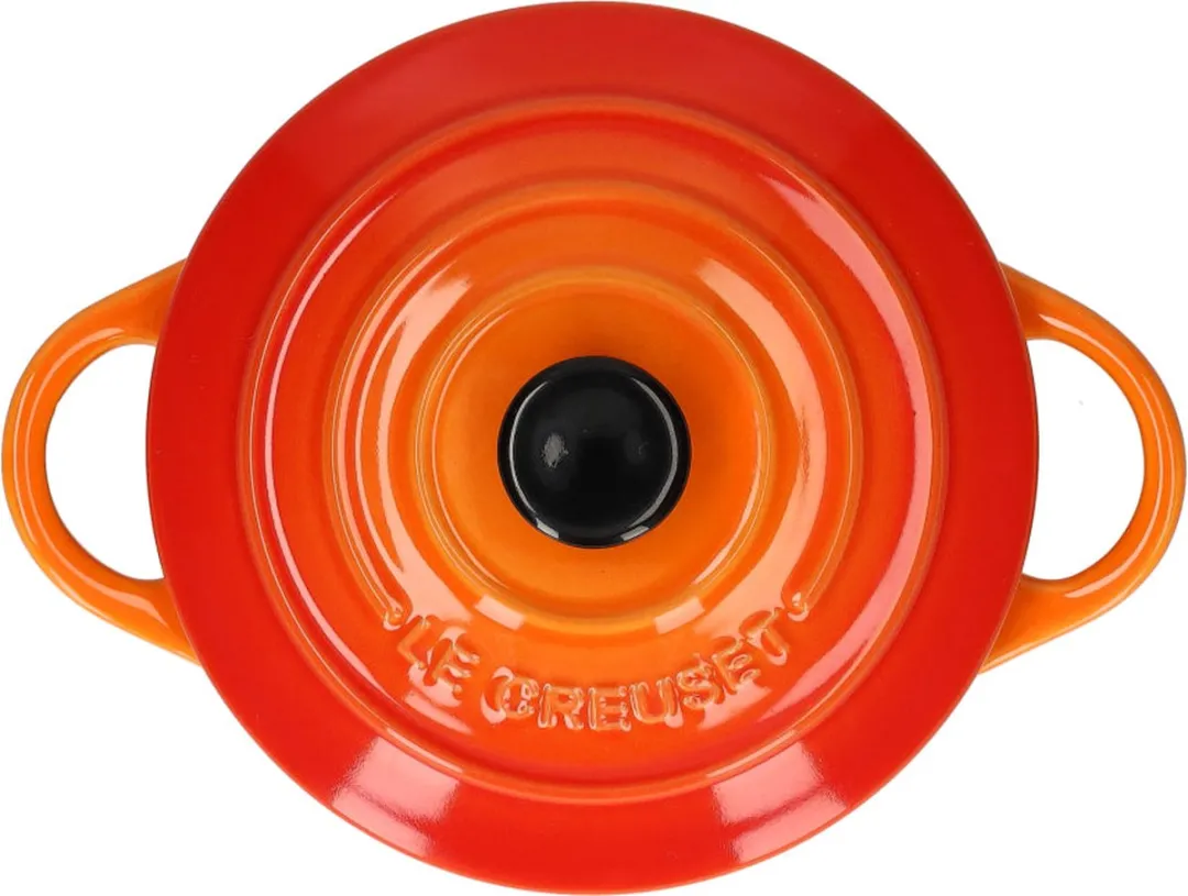 Le Creuset Mini-Braadpan 10cm - 0,25L - Oranjerood