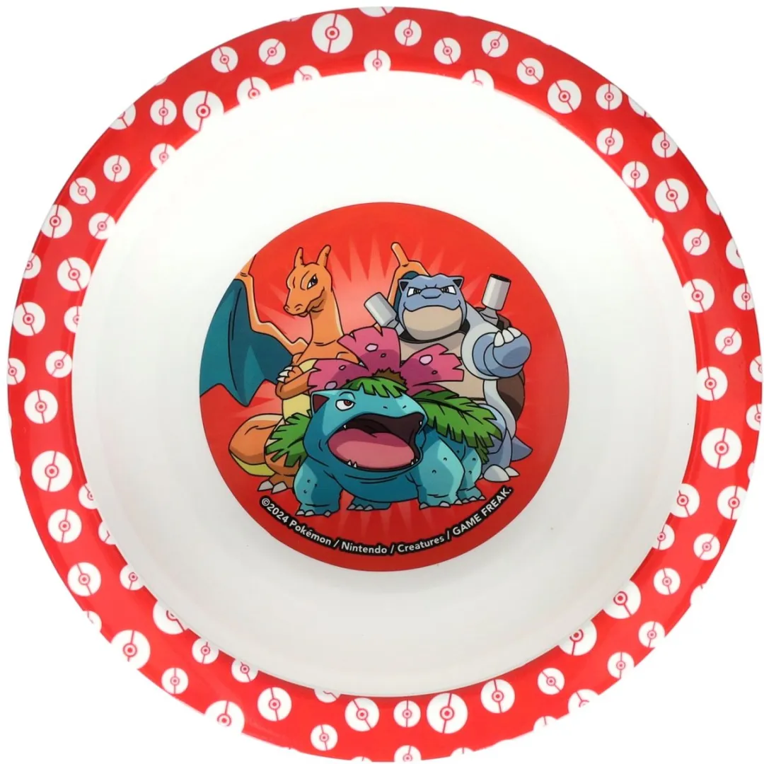 Pokémon Kinderbordje Diep 16cm - Rood