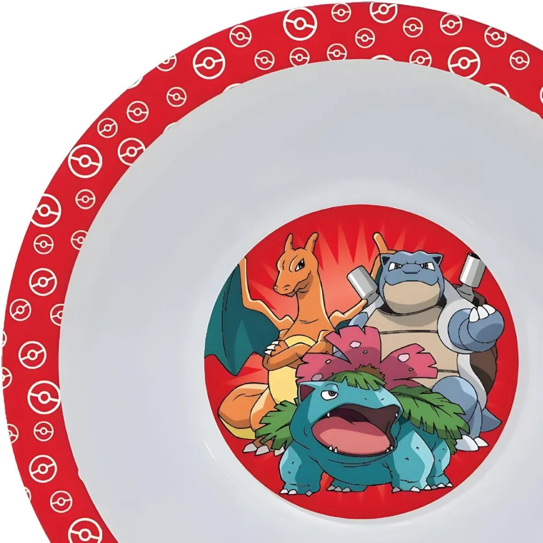 Pokémon Kinderbordje Diep 16cm - Rood