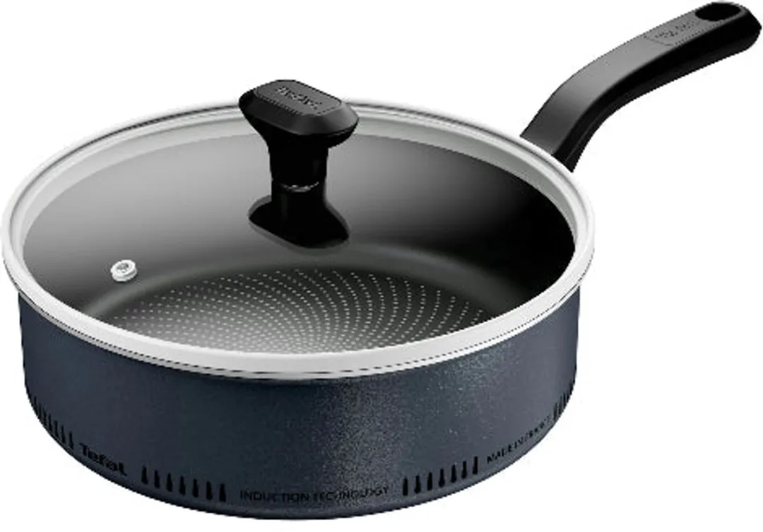 Tefal So'Light Hapjespan 24cm - Inductie - Zwart/Blauw