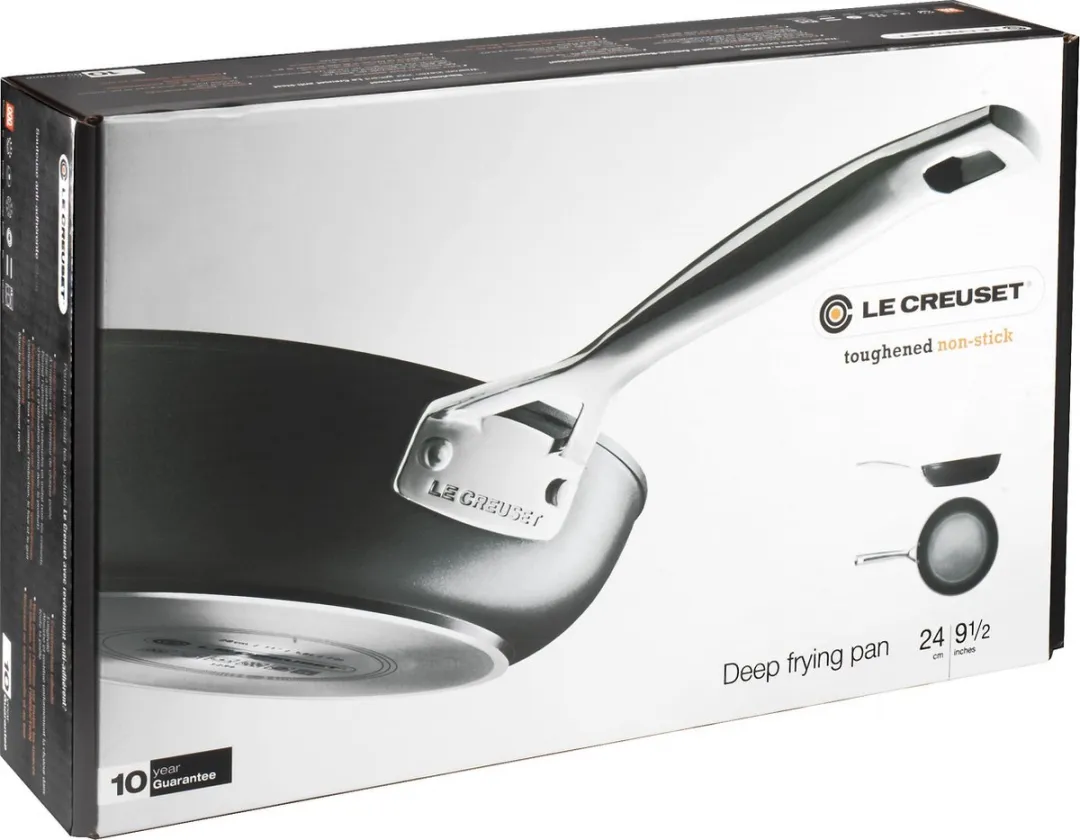 Le Creuset Les Forgées Hapjespan 24cm - Zwart