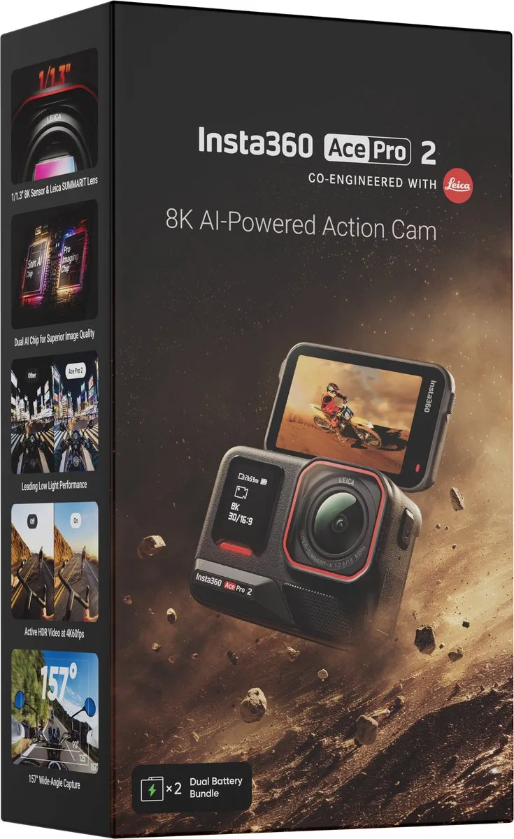 Insta360 Ace Pro Schermbeschermer - Gehard Glas - afbeelding 6 van 6