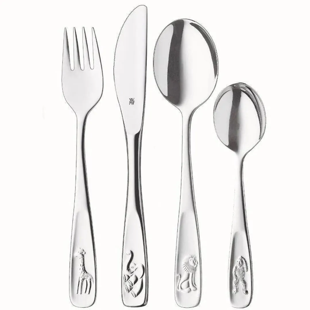 WMF Dieren Kinderbestekset 4-delig - Zilver