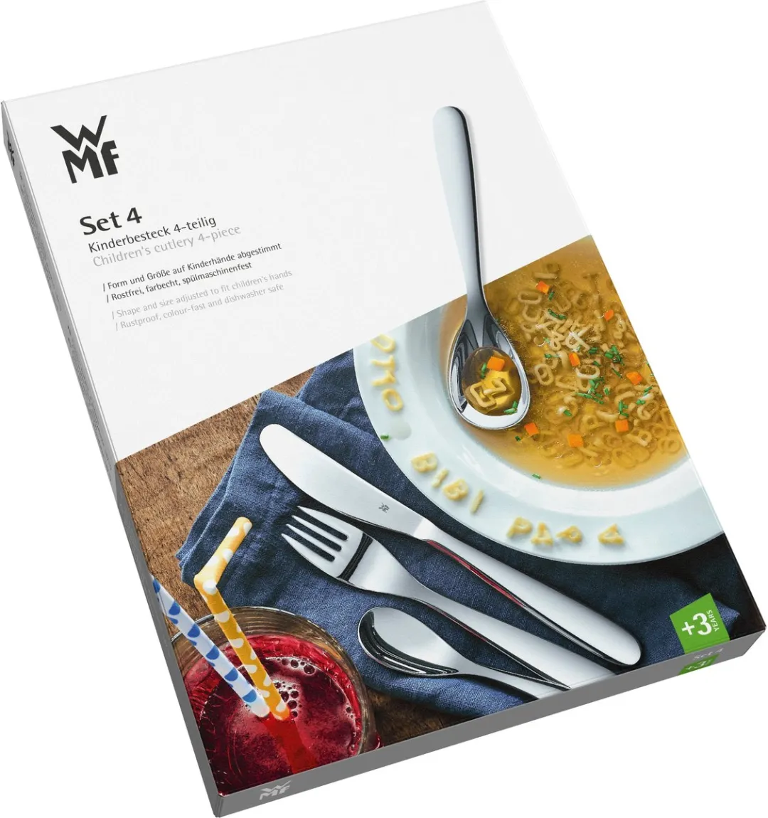 WMF Dieren Kinderbestekset 4-delig - Zilver