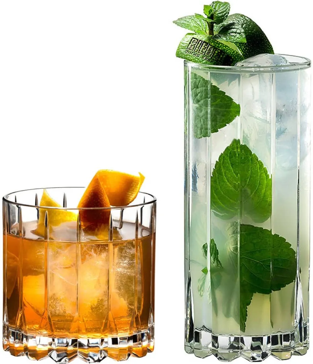 Riedel Glazenset Cocktail & Whiskey Rocks & Highballs - 8 Stuks