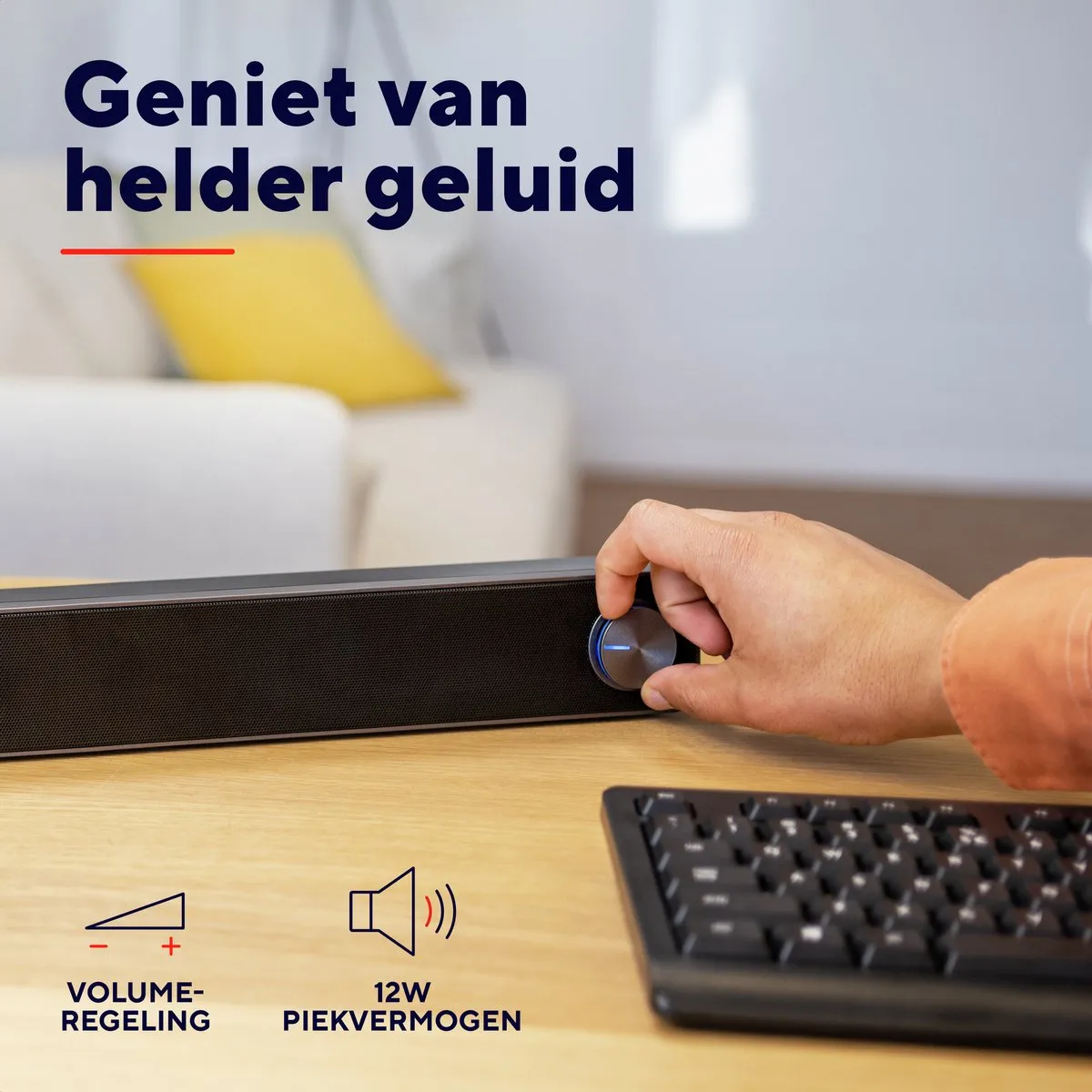 Trust Arys PC Soundbar 2.0 - 12W - Zwart