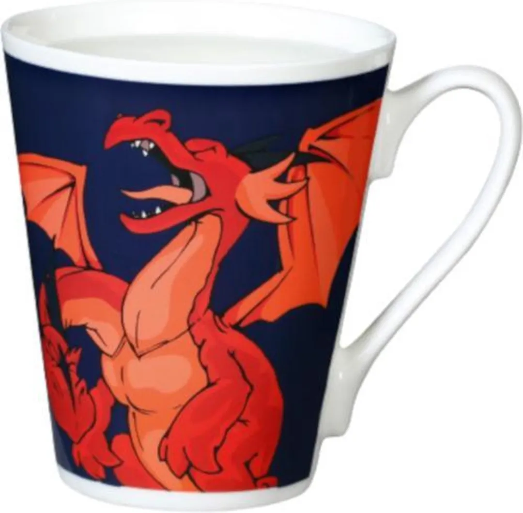 Nici Mok Magic Dragons Junior 300ml - Porselein - Blauw/Rood