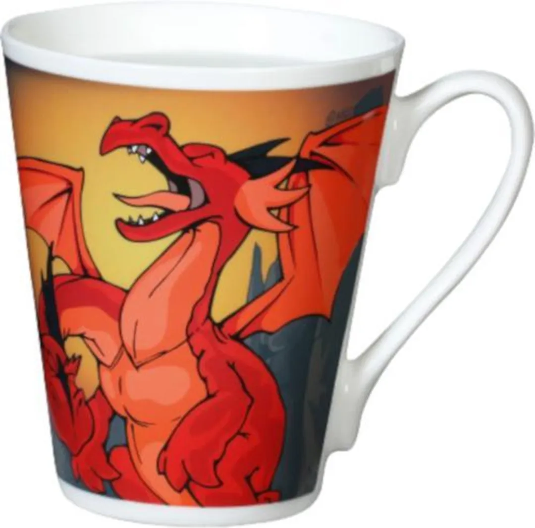Nici Mok Magic Dragons Junior 300ml - Porselein - Blauw/Rood