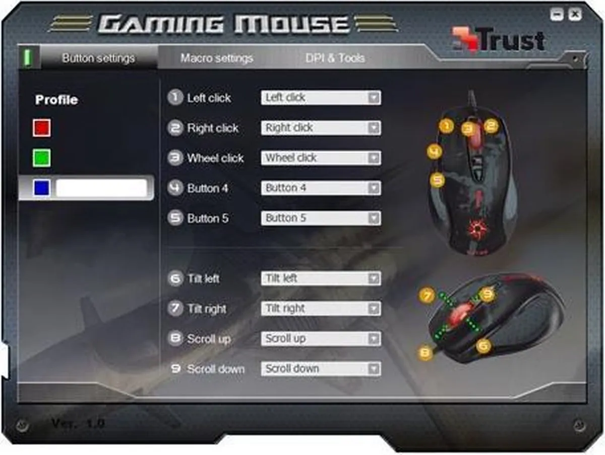 Trust GXT 33 Laser Gaming Muis 18101 - 7 Knoppen - Zwart - afbeelding 6 van 6