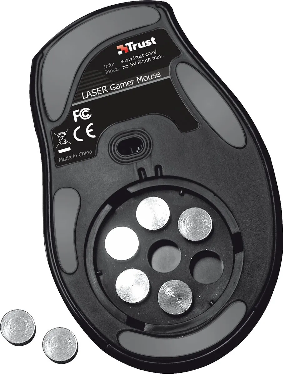 Trust GXT 33 Laser Gaming Muis 18101 - 7 Knoppen - Zwart