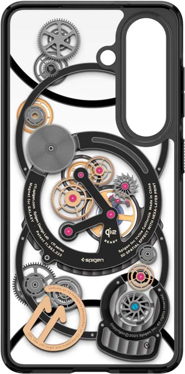 Spigen C11 Magnet Hoes Samsung Galaxy S26 - Zwart
