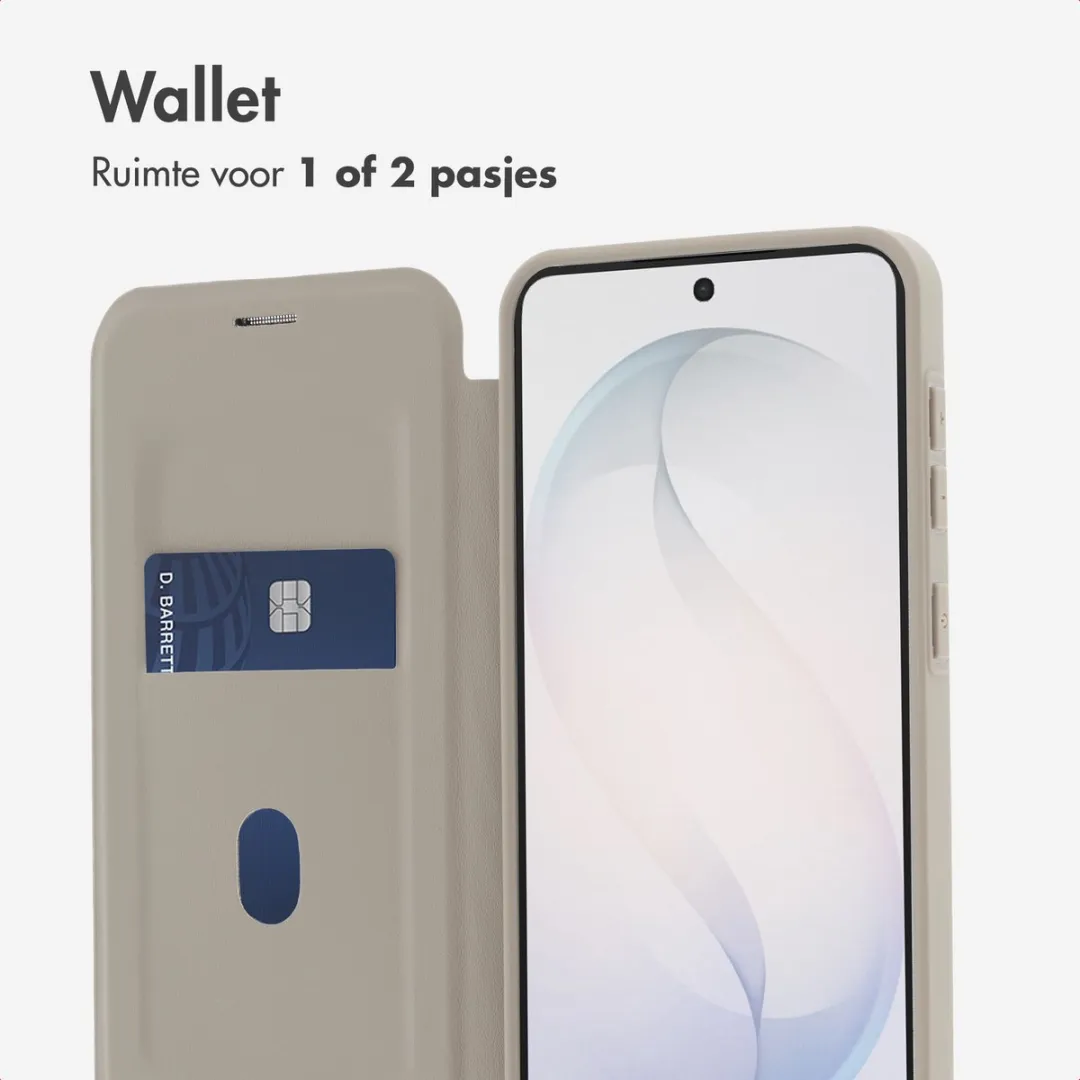 Imoshion Hoesje Samsung Galaxy S26 Beige - MagSafe 2 Pasjes