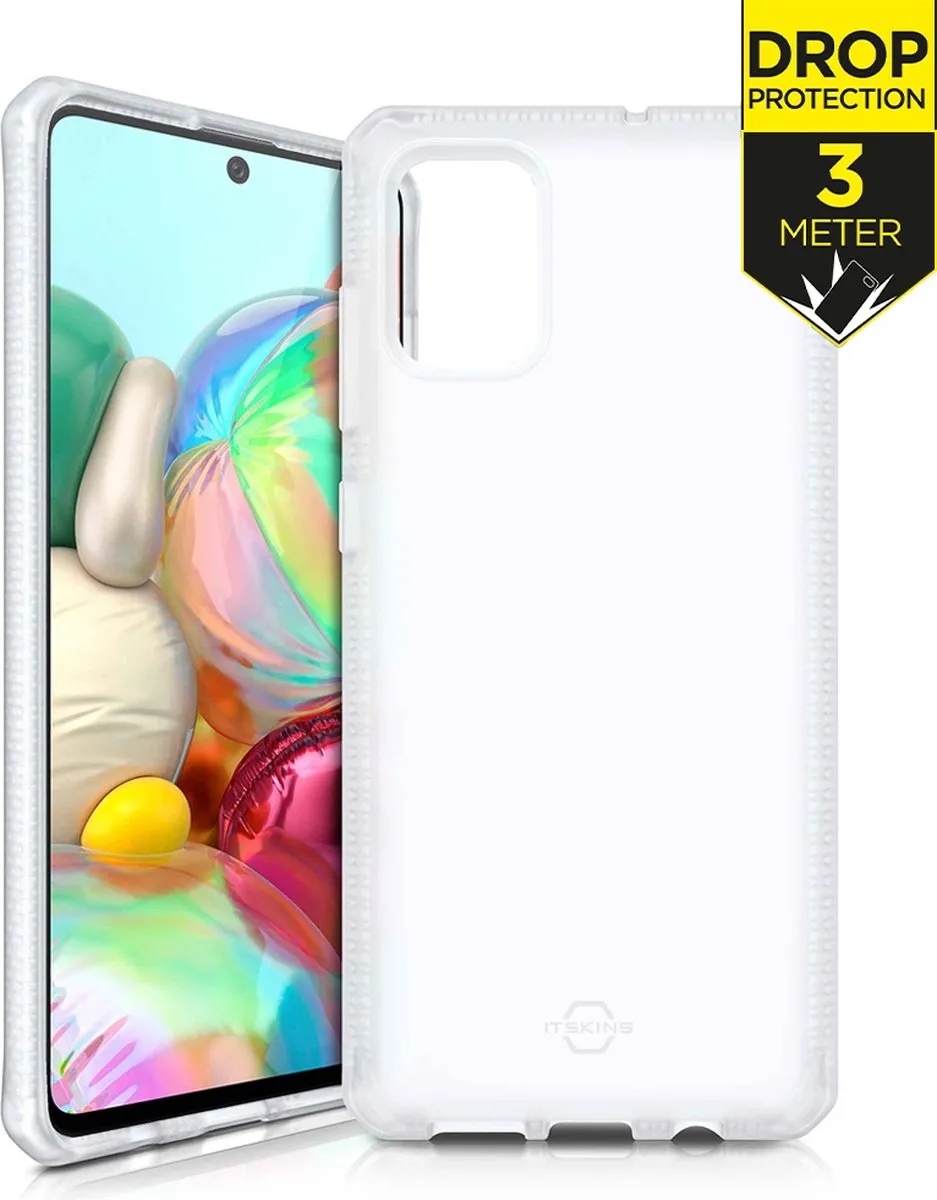 Itskins Spectrum Frost Cover Samsung Galaxy A71 - Level 2 - Transparant