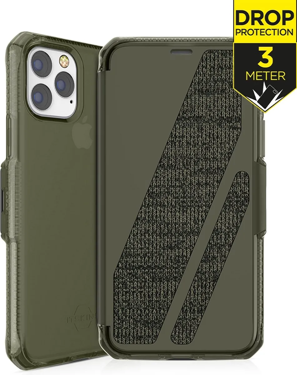 Itskins SpectrumFolio Bookcase iPhone 11 Pro - Groen
