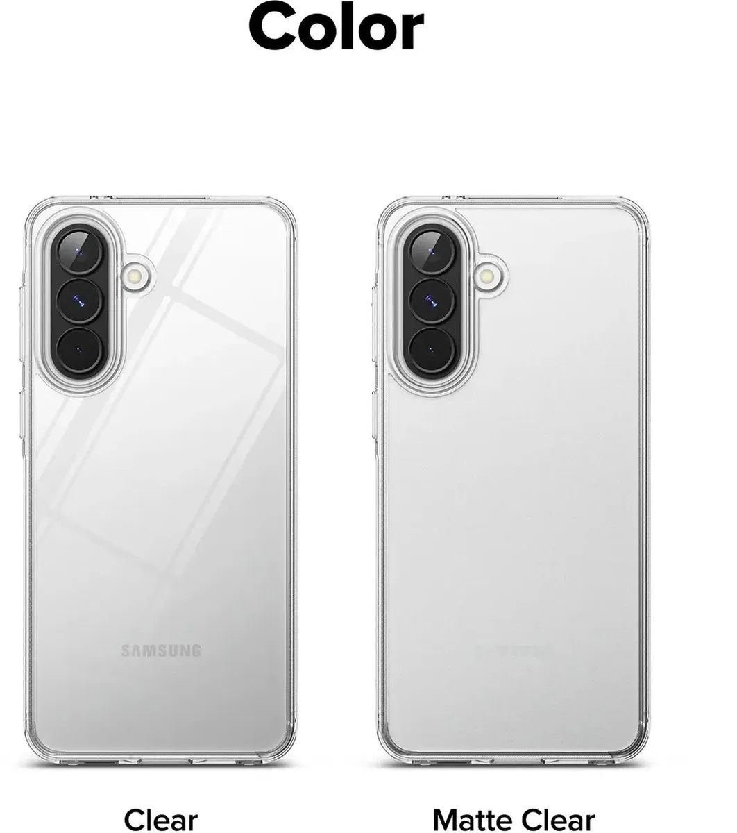 Ringke Fusion Hoesje Samsung Galaxy A57 - Antikrascoating - Matte Transparant
