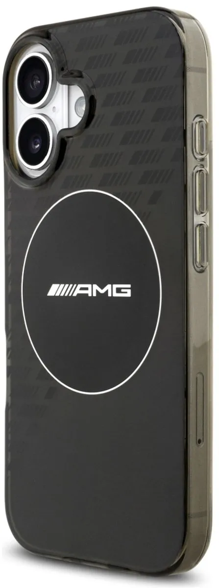 Mercedes AMG iPhone 17 Pro Hoes - Transparant Zwart