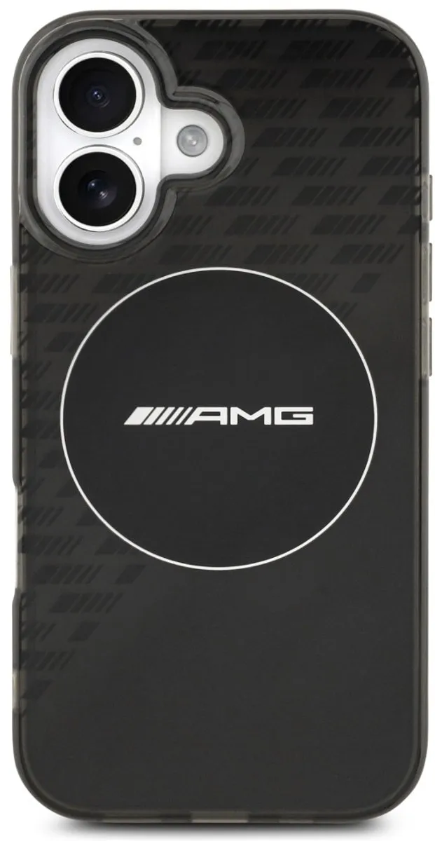 Mercedes AMG iPhone 17 Pro Hoes - Transparant Zwart