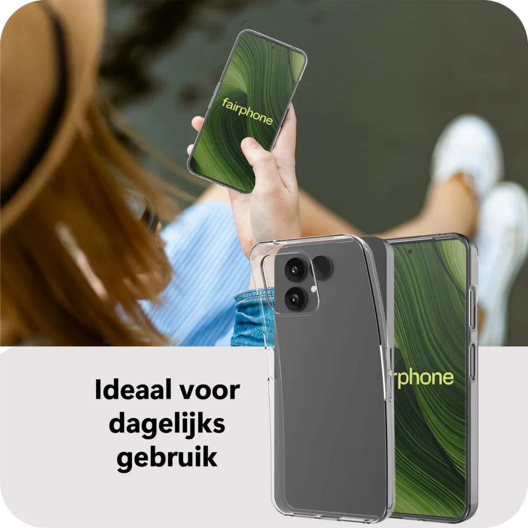 Just in Case Siliconen Hoesje Fairphone 6 MFP2779KL0 - Transparant