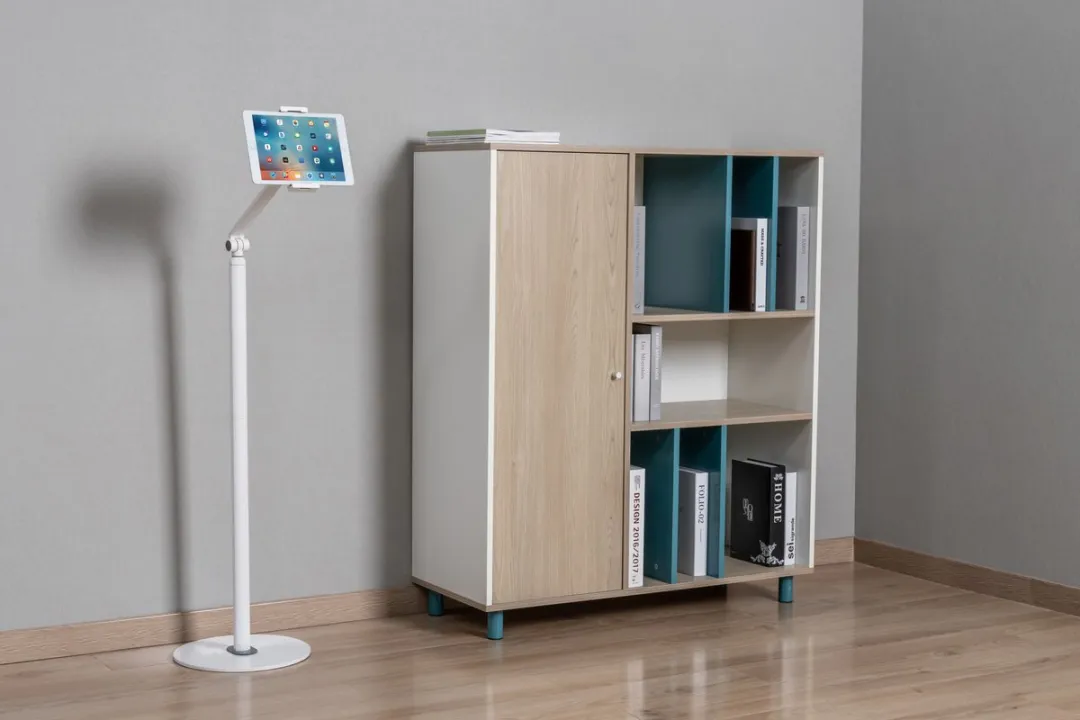 Deltaco ARM-0561 Universele Vloerstandaard 12.9" - Wit - afbeelding 6 van 6