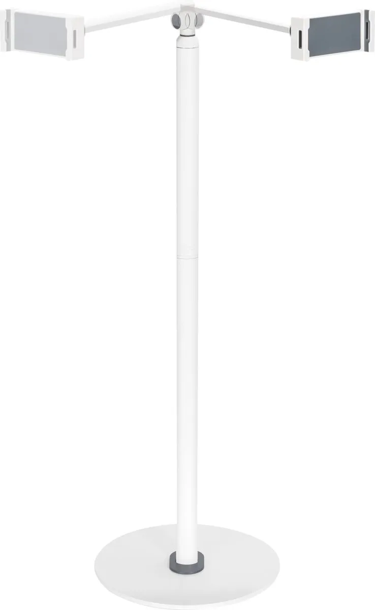 Deltaco ARM-0561 Universele Vloerstandaard 12.9" - Wit - afbeelding 4 van 6