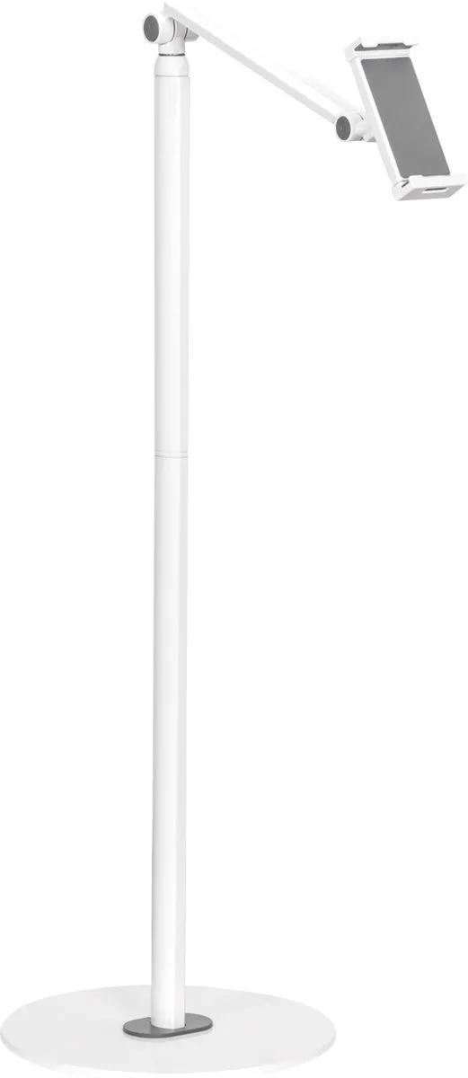 Deltaco ARM-0561 Universele Vloerstandaard 12.9" - Wit - afbeelding 2 van 6