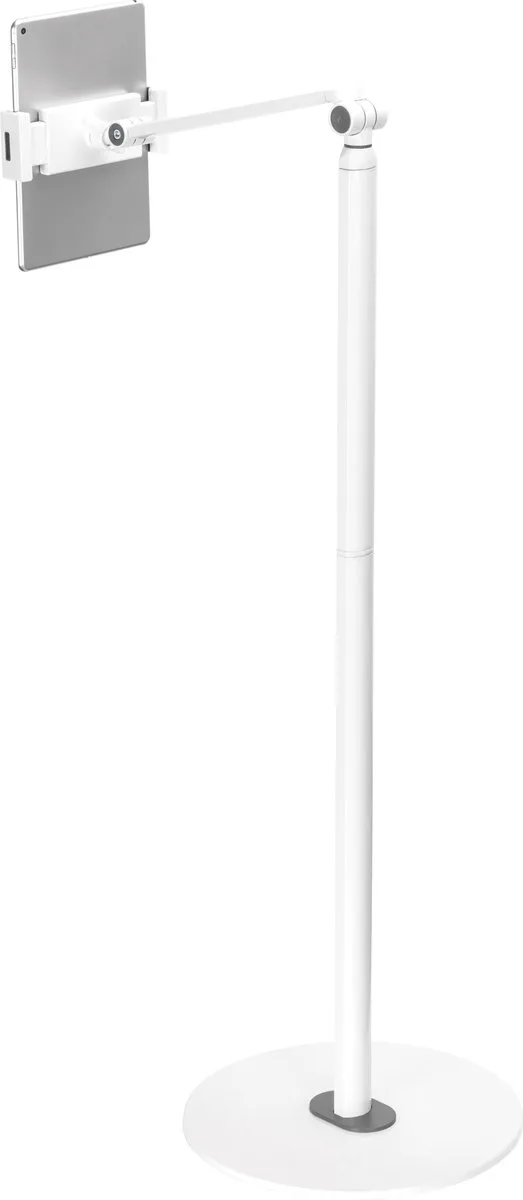 Deltaco ARM-0561 Universele Vloerstandaard 12.9" - Wit - afbeelding 3 van 6