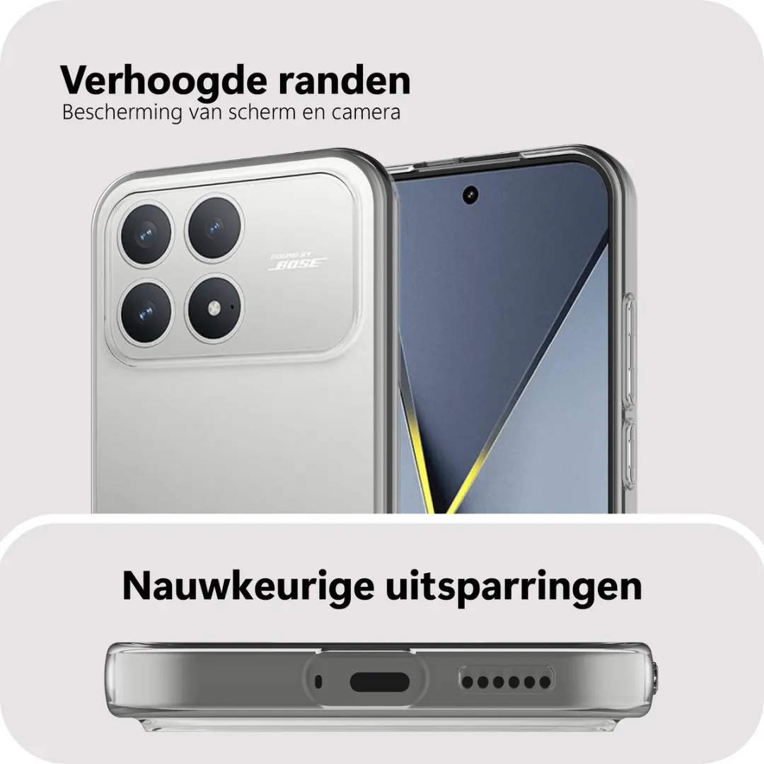 Just in Case Hoesje MXM2863KL0L - Xiaomi Poco F2 Pro - Transparant