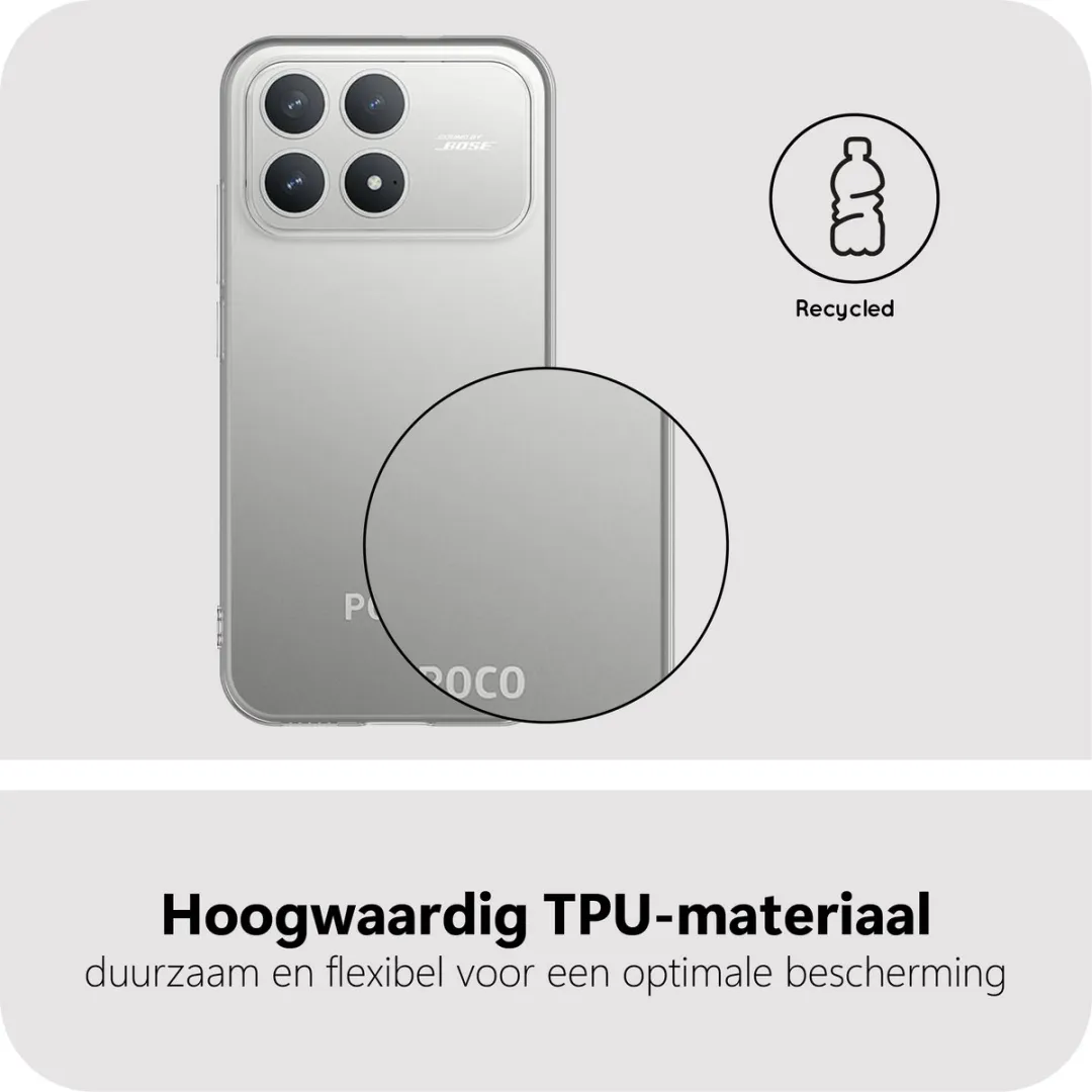 Just in Case Hoesje MXM2863KL0L - Xiaomi Poco F2 Pro - Transparant