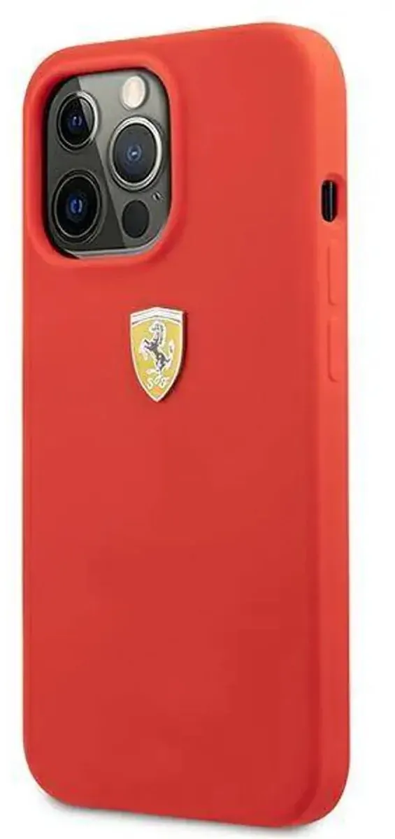 Ferrari Back Cover iPhone 13 Pro - Rood - Valbescherming