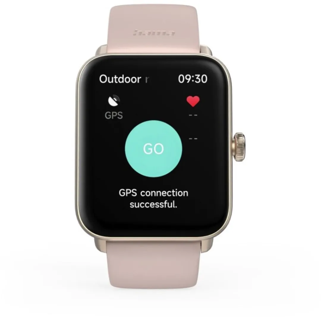 Hama Smartwatch 6010 - 44mm - Rosé - afbeelding 6 van 6