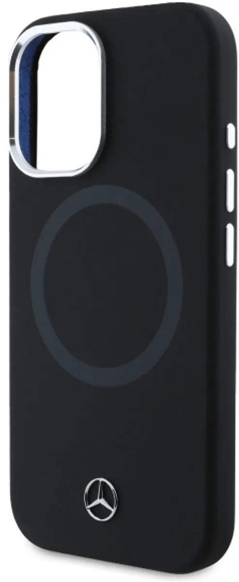 Mercedes Case Siliconen Tonal Logo iPhone 16 6.1 - Magsafe - Transparent