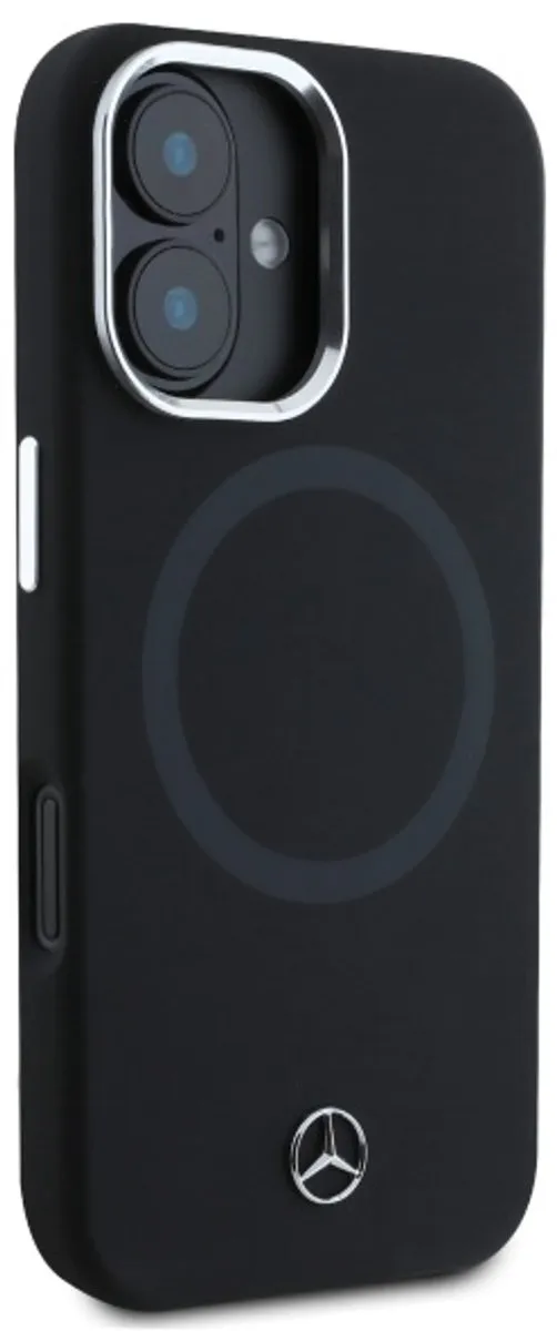 Mercedes Case Siliconen Tonal Logo iPhone 16 6.1 - Magsafe - Transparent