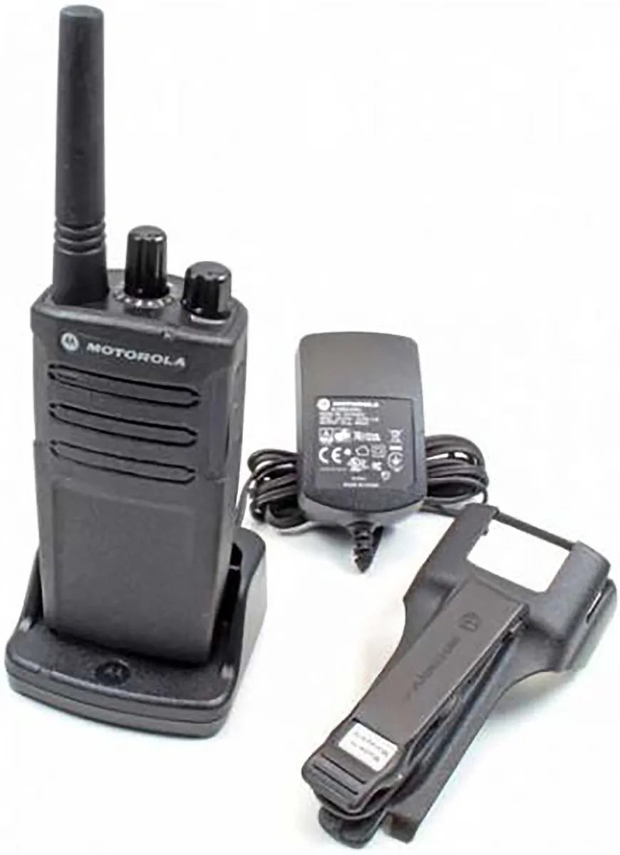 Motorola XT420 Portofoons - 6 Stuks (met multilader) - Zwart