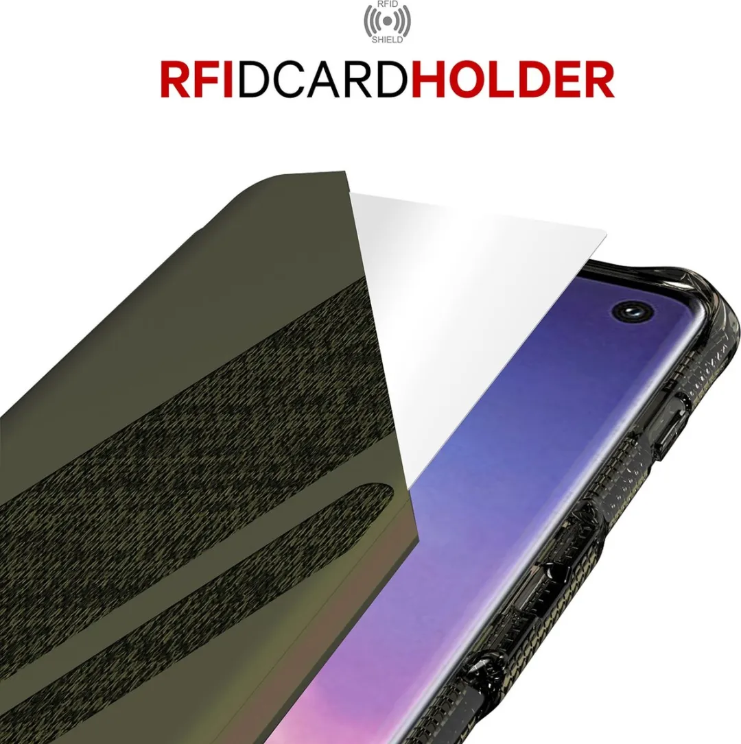 Itskins SpectrumFolio Bookcase iPhone XS Max - Groen