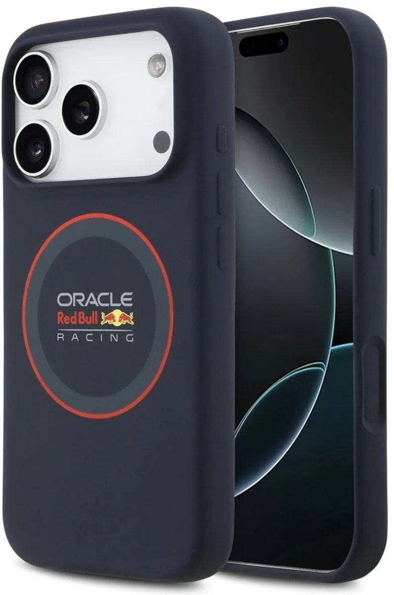 Red Bull Racing Siliconen MagSafe Hoesje iPhone 17 Pro - Ring Back
