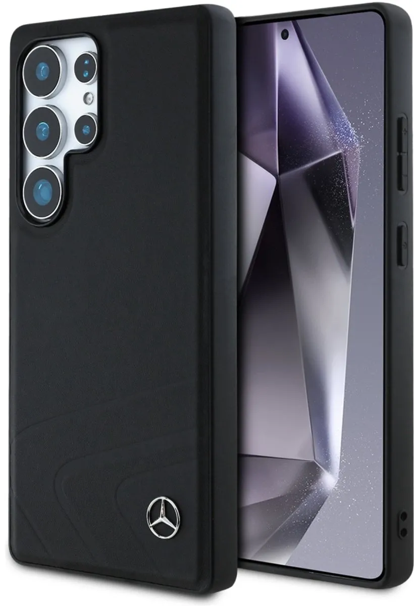 Mercedes Leder Hoesje S25 Ultra