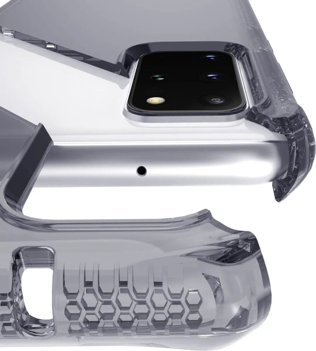Itskins Hoesje Samsung Galaxy S20 Plus TPU - Zwart