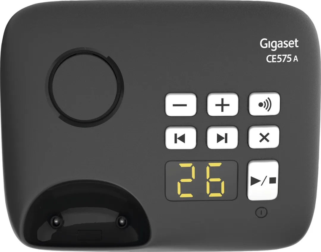 Gigaset CE 575 A DECT Telefoon - 1 Handset - Zwart/Zilver