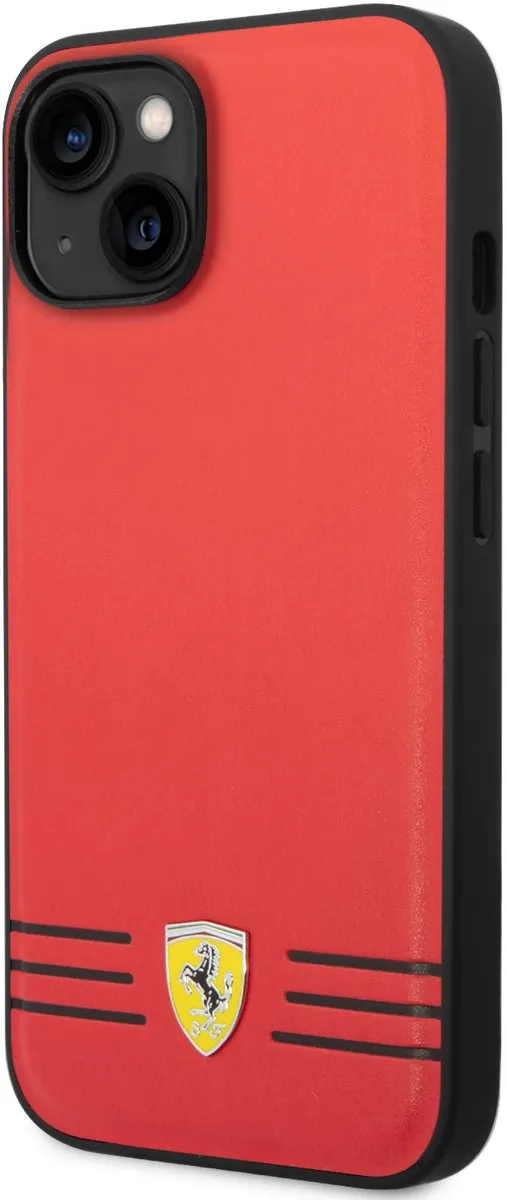Ferrari Lederen Achterhoes iPhone 14/15 Plus