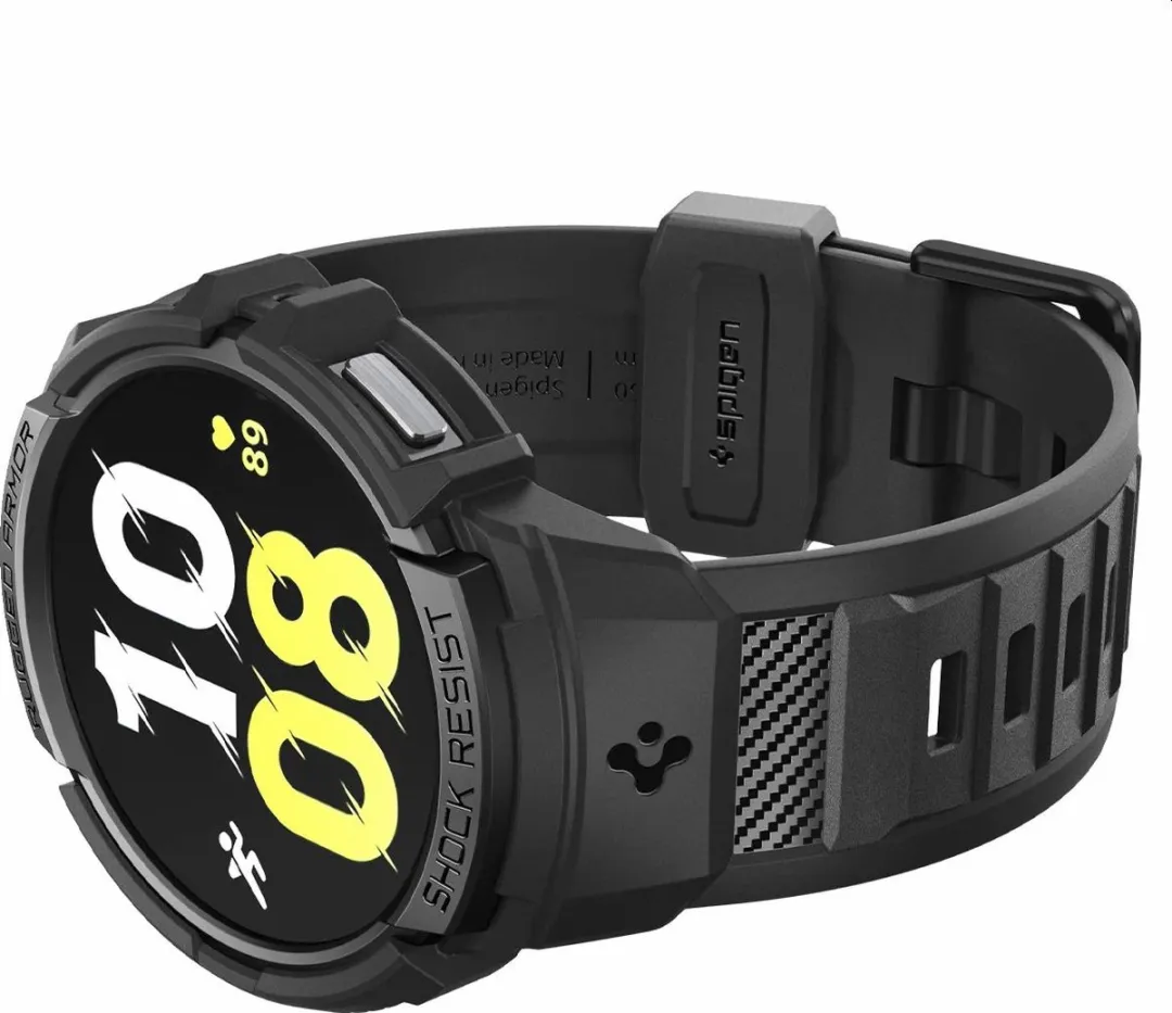 Spigen Rugged Armor Pro ACS06501 - Samsung Galaxy Watch Band - Zwart