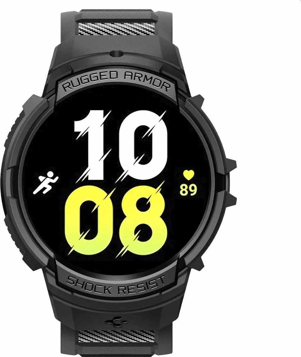 Spigen Rugged Armor Pro ACS06501 - Samsung Galaxy Watch Band - Zwart