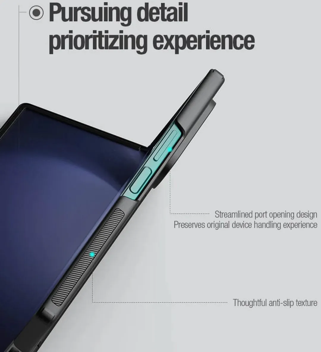 Nillkin Super Frosted Shield Hoesje Zwart - Samsung Galaxy Z Fold6