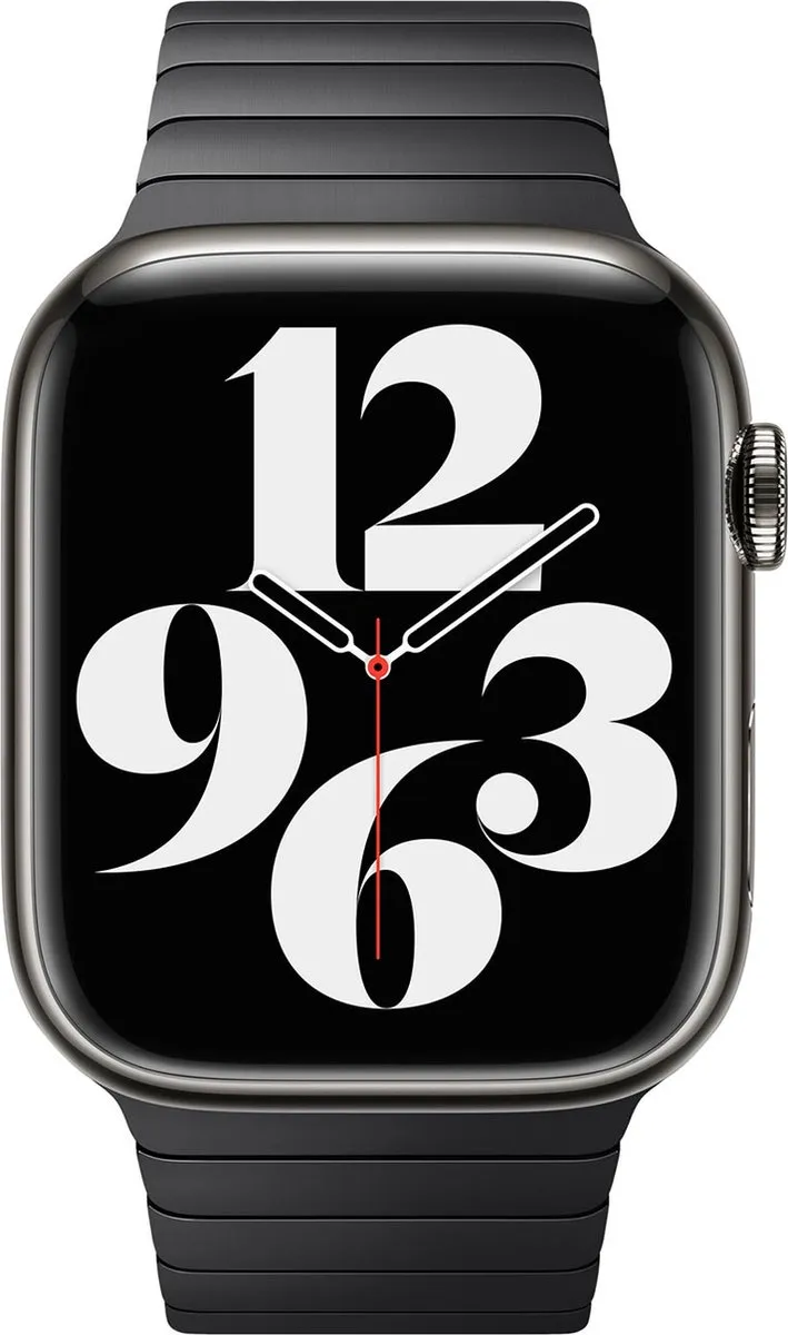 Apple Steel Link Band M/L Apple Watch 38-44mm - Zwart