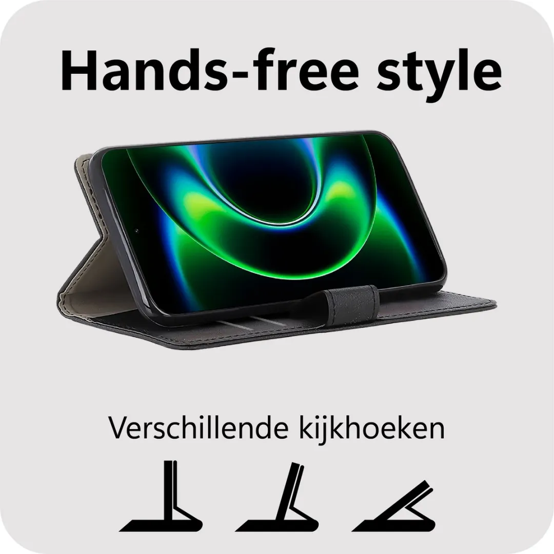 Just in Case Bookcase Classic Hoesje Xiaomi 17 Ultra MXM2896CW1 - Zwart - afbeelding 6 van 6