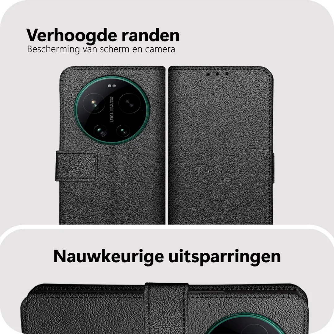 Just in Case Bookcase Classic Hoesje Xiaomi 17 Ultra MXM2896CW1 - Zwart