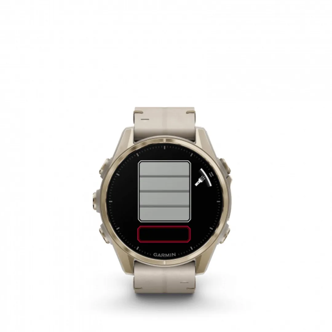 Garmin fēnix 8 43mm - AMOLED Sapphire - Goud/Lichtgrijs - afbeelding 6 van 6