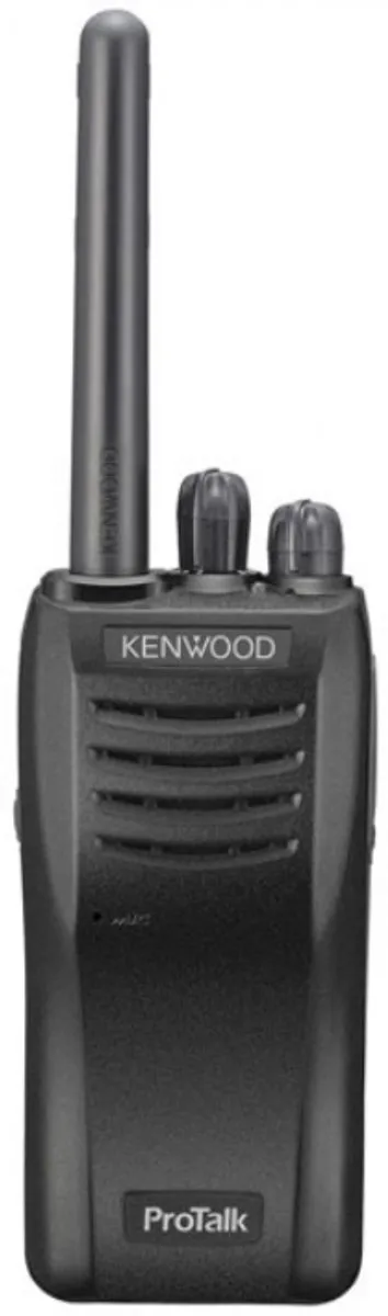 Kenwood TK-3501 Motorset - 2x Portofoons met Headset & Laders - Zwart