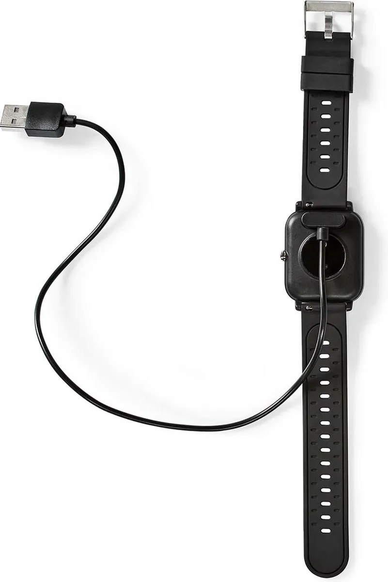 Nedis SmartLife Horloge 1.4" - 120 uur - Zwart